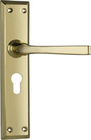 TRADCO MENTON LEVER DOOR HANDLE ON LONG BACKPLATE - CUSTOMISE TO YOUR NEEDS