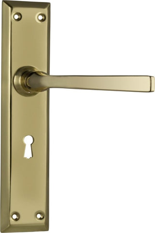 TRADCO MENTON LEVER DOOR HANDLE ON LONG BACKPLATE - CUSTOMISE TO YOUR NEEDS