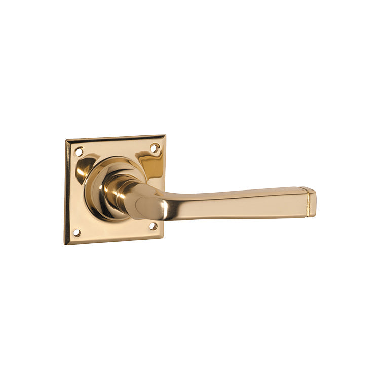 TRADCO MENTON DOOR LEVER HANDLE ON SQUARE