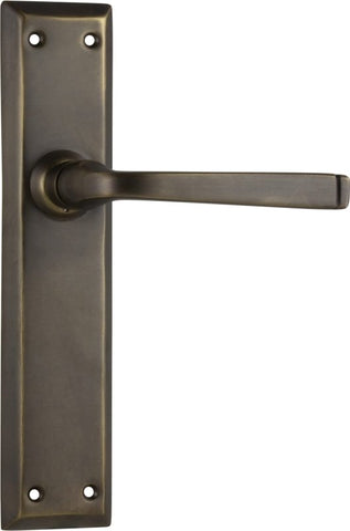 TRADCO MENTON LEVER DOOR HANDLE ON LONG BACKPLATE - CUSTOMISE TO YOUR NEEDS