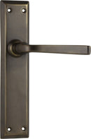 TRADCO MENTON LEVER DOOR HANDLE ON LONG BACKPLATE - CUSTOMISE TO YOUR NEEDS