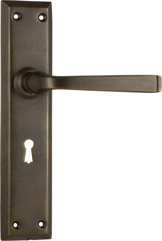 TRADCO MENTON LEVER DOOR HANDLE ON LONG BACKPLATE - CUSTOMISE TO YOUR NEEDS