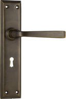 TRADCO MENTON LEVER DOOR HANDLE ON LONG BACKPLATE - CUSTOMISE TO YOUR NEEDS