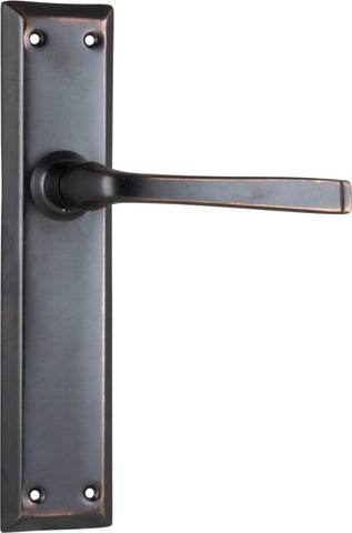 TRADCO MENTON LEVER DOOR HANDLE ON LONG BACKPLATE - CUSTOMISE TO YOUR NEEDS