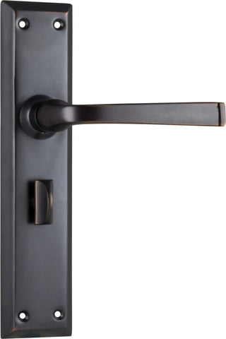 TRADCO MENTON LEVER DOOR HANDLE ON LONG BACKPLATE - CUSTOMISE TO YOUR NEEDS