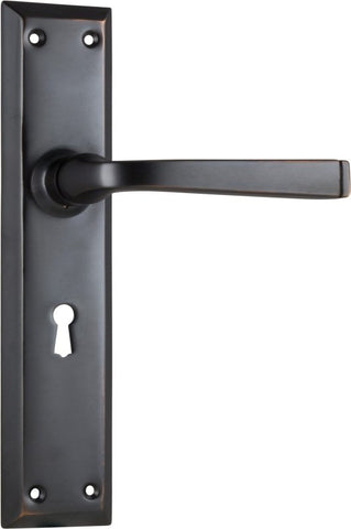 TRADCO MENTON LEVER DOOR HANDLE ON LONG BACKPLATE - CUSTOMISE TO YOUR NEEDS