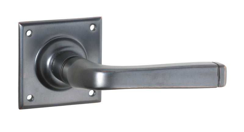 TRADCO MENTON DOOR LEVER HANDLE ON SQUARE