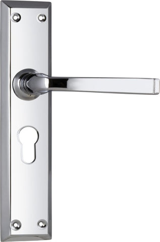 TRADCO MENTON LEVER DOOR HANDLE ON LONG BACKPLATE - CUSTOMISE TO YOUR NEEDS