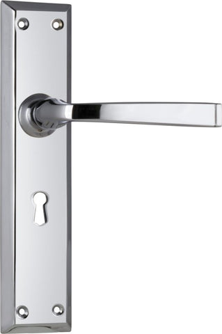TRADCO MENTON LEVER DOOR HANDLE ON LONG BACKPLATE - CUSTOMISE TO YOUR NEEDS