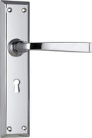 TRADCO MENTON LEVER DOOR HANDLE ON LONG BACKPLATE - CUSTOMISE TO YOUR NEEDS