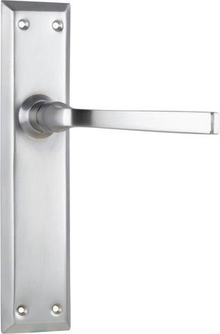 TRADCO MENTON LEVER DOOR HANDLE ON LONG BACKPLATE - CUSTOMISE TO YOUR NEEDS
