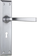 TRADCO MENTON LEVER DOOR HANDLE ON LONG BACKPLATE - CUSTOMISE TO YOUR NEEDS