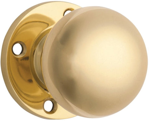 TRADCO RETRO FIT MORTICE KNOB ON ROUND ROSE PAIR