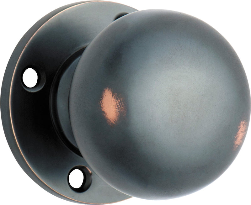 TRADCO RETRO FIT MORTICE KNOB ON ROUND ROSE PAIR