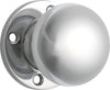 TRADCO RETRO FIT MORTICE KNOB ON ROUND ROSE PAIR