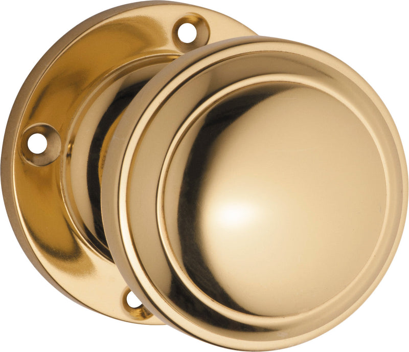 TRADCO MILTON KNOB ON ROUND ROSE PAIR