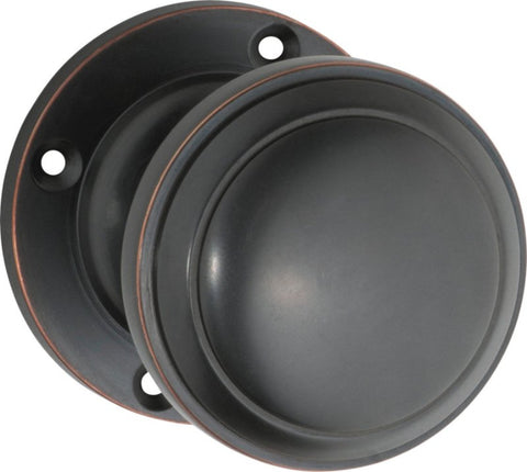 TRADCO MILTON KNOB ON ROUND ROSE PAIR