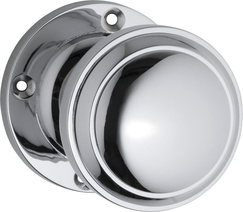 TRADCO MILTON KNOB ON ROUND ROSE PAIR