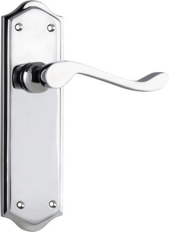TRADCO HENLEY LEVER DOOR HANDLE ON SHOULDERED BACKPLATE