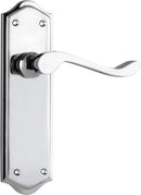 TRADCO HENLEY LEVER DOOR HANDLE ON SHOULDERED BACKPLATE