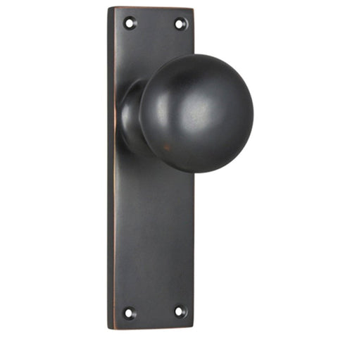 TRADCO VICTORIAN KNOB ON LONG BACKPLATE