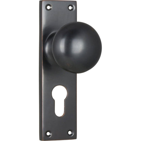 TRADCO VICTORIAN KNOB ON LONG BACKPLATE