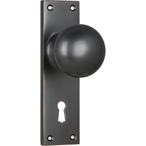 TRADCO VICTORIAN KNOB ON LONG BACKPLATE