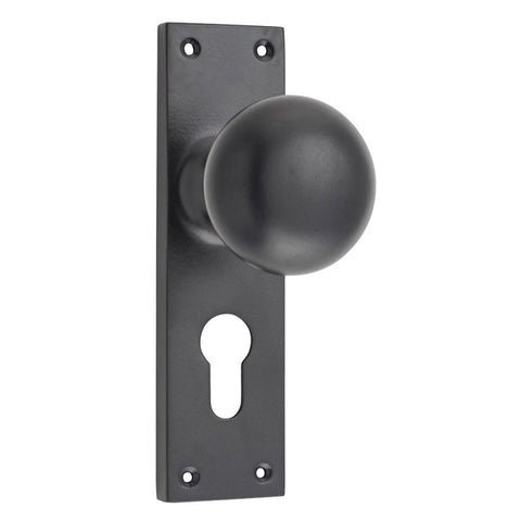 TRADCO VICTORIAN KNOB ON LONG BACKPLATE