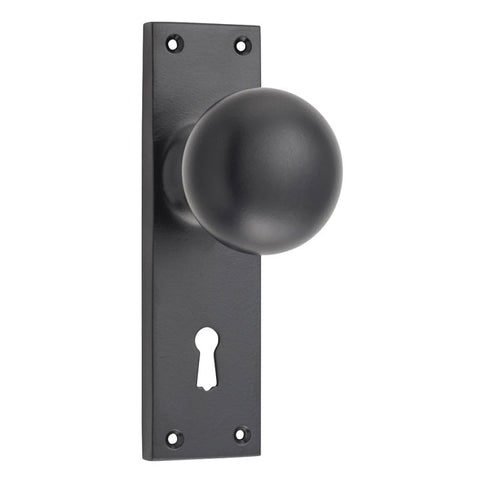 TRADCO VICTORIAN KNOB ON LONG BACKPLATE