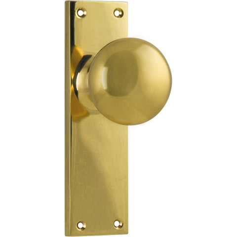TRADCO VICTORIAN KNOB ON LONG BACKPLATE