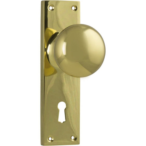 TRADCO VICTORIAN KNOB ON LONG BACKPLATE