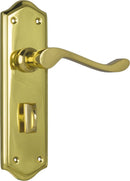 TRADCO HENLEY LEVER DOOR HANDLE ON SHOULDERED BACKPLATE
