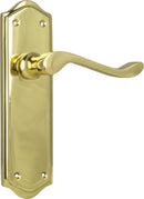 TRADCO HENLEY LEVER DOOR HANDLE ON SHOULDERED BACKPLATE