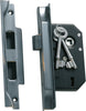 TRADCO REBATED 3 LEVER MORTICE LOCK BACKSET 44MM