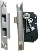 TRADCO REBATED 3 LEVER MORTICE LOCK BACKSET 44MM