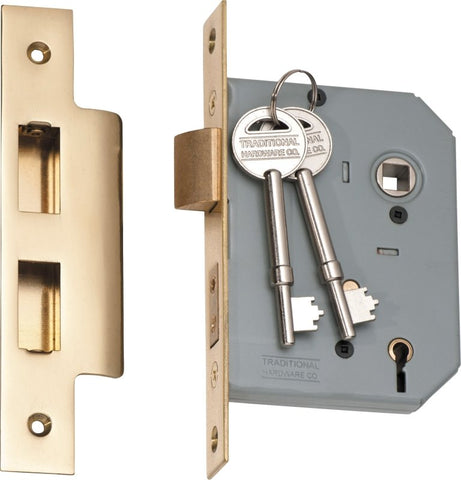 TRADCO 5 LEVER MORTICE LOCK BACKSET 57MM