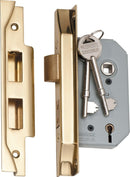 TRADCO REBATED 5 LEVER MORTICE LOCK BACKSET 46MM