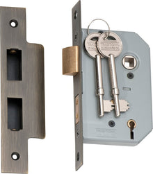 Tradco 5 Lever High Security Mortice Lock 46mm Backset | 10 Finishes Available