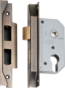 Tradco Rebated Euro Mortice Lock Backset 46mm