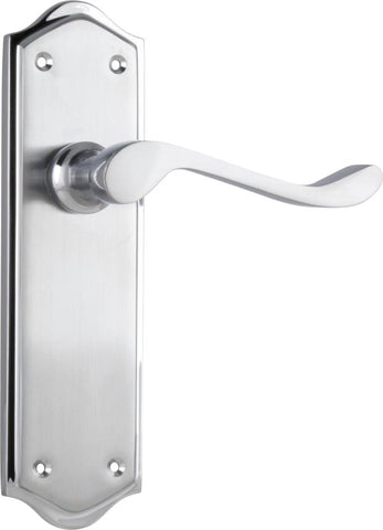TRADCO HENLEY LEVER DOOR HANDLE ON SHOULDERED BACKPLATE
