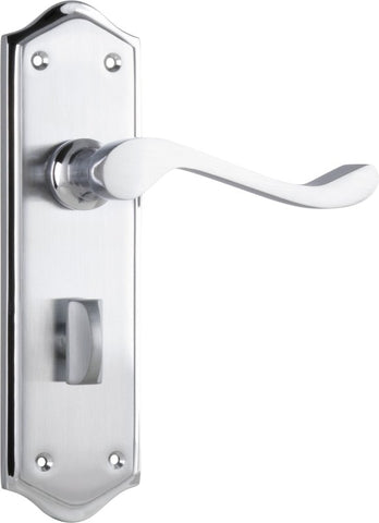 TRADCO HENLEY LEVER DOOR HANDLE ON SHOULDERED BACKPLATE