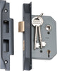 TRADCO REBATED 5 LEVER MORTICE LOCK BACKSET 57MM