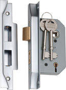 TRADCO REBATED 5 LEVER MORTICE LOCK BACKSET 46MM