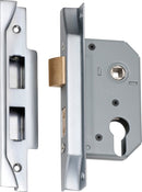 TRADCO REBATED EURO MORTICE LOCK BACKSET 46MM