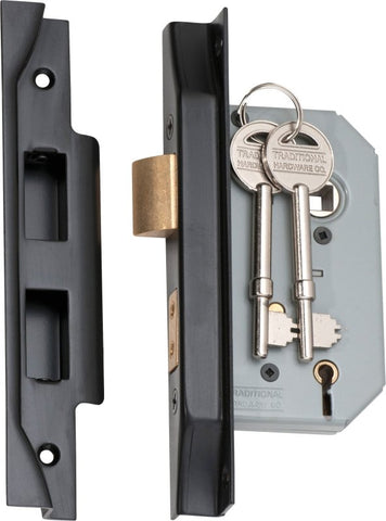 TRADCO REBATED 5 LEVER MORTICE LOCK BACKSET 46MM