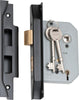 TRADCO REBATED 5 LEVER MORTICE LOCK BACKSET 57MM