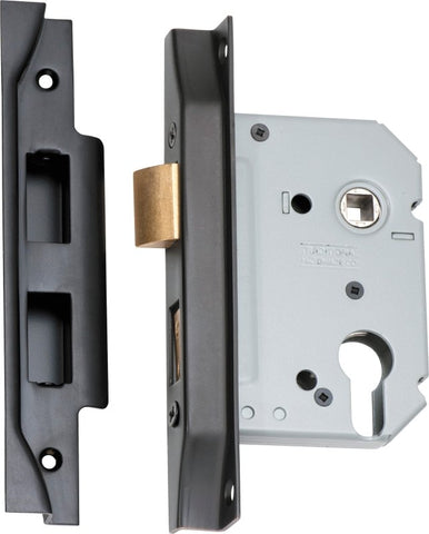 TRADCO REBATED EURO MORTICE LOCK BACKSET 57MM