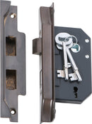 TRADCO REBATED 3 LEVER MORTICE LOCK BACKSET 44MM
