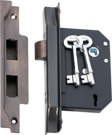 Tradco Rebated 3 Lever Mortice Lock 57mm Backset | 6 Finishes Available