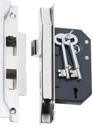 TRADCO REBATED 3 LEVER MORTICE LOCK BACKSET 44MM